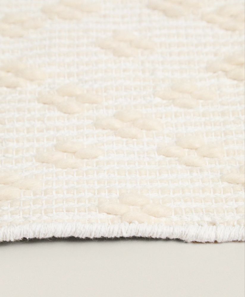 Tapete Algodão E Lã Entrançado Zara Home NOVO