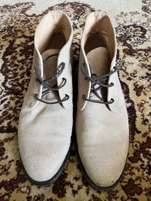 Мужские ботинки замшевые