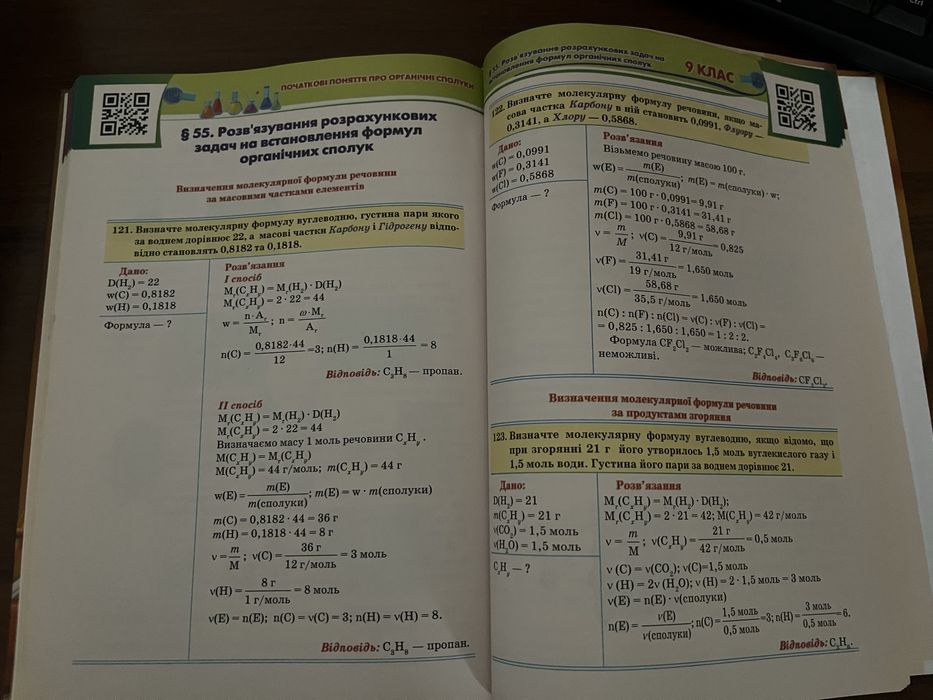 Жива книга з ХІМІЇ 7-9 клас