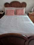 Cama de casal com estrado novo e colchão