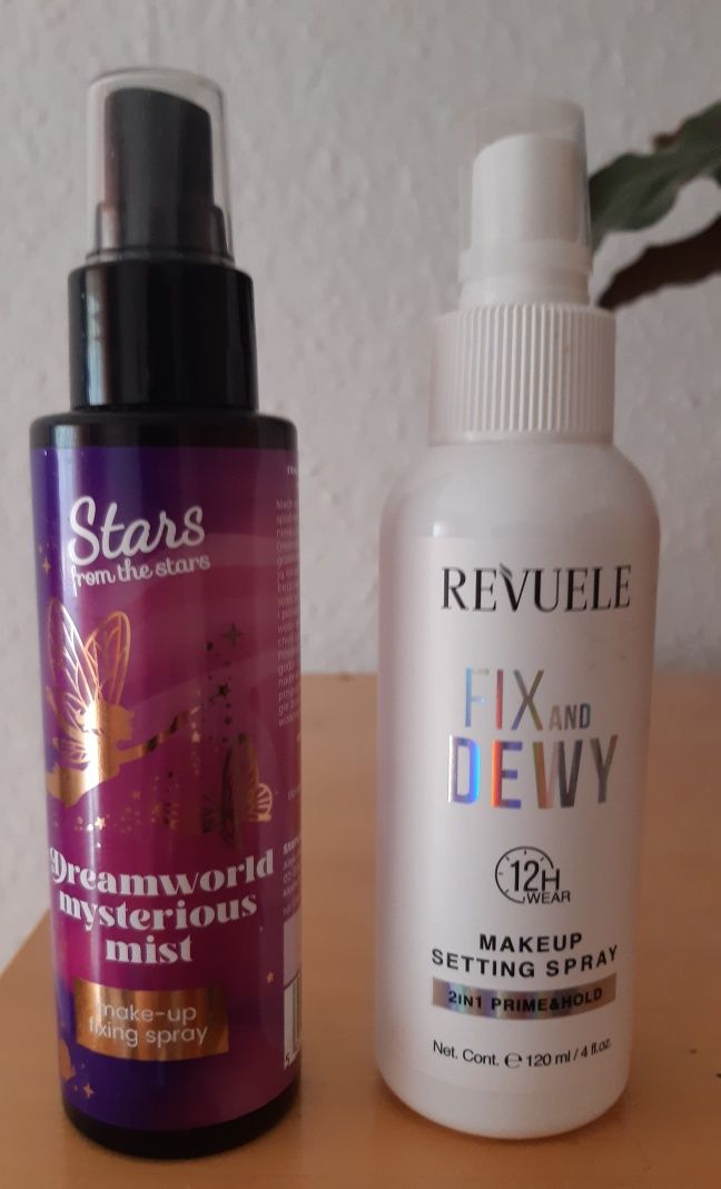Utrwalacz makijażu fixer Stars From The Stars i Revuele Fix and Dewy