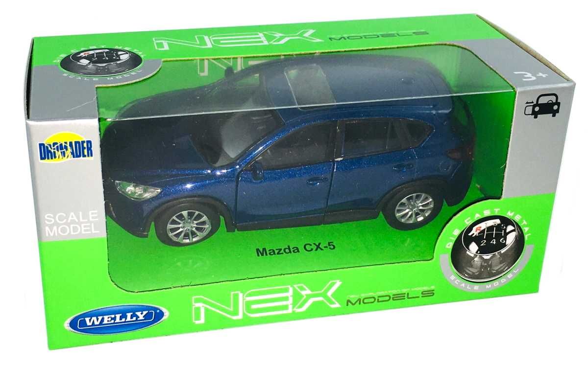 Mazda CX-5 model metal WELLY 1:34 niebieski