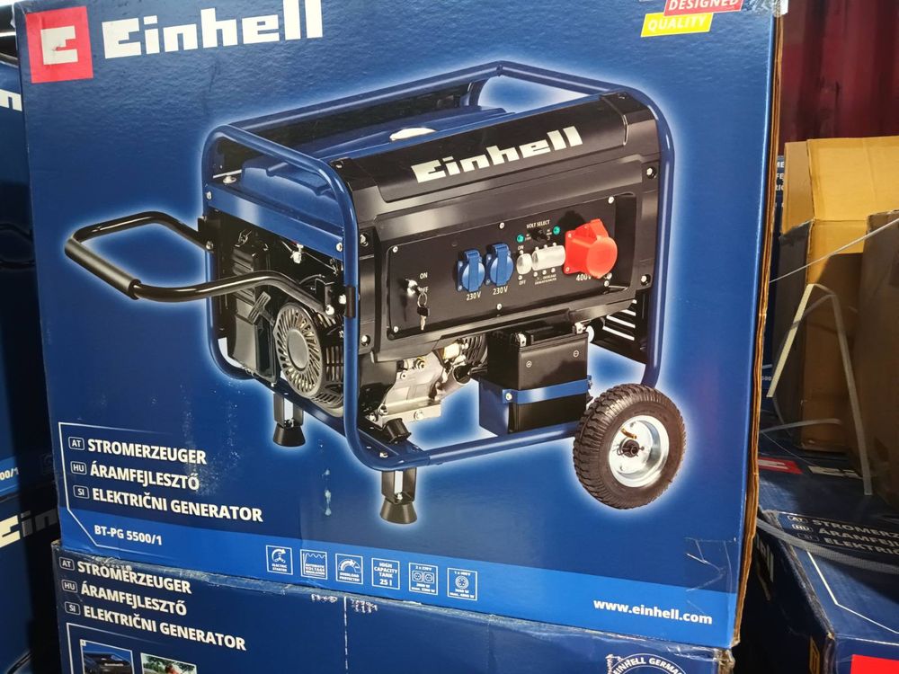 Генератор бензиновий EINHELL 5.5 кВт