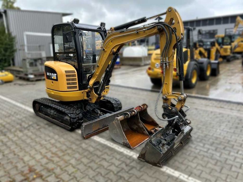 CAT 302.7 / 1800h / zestaw łyżek / stan idealny - z niemiec - FV23%