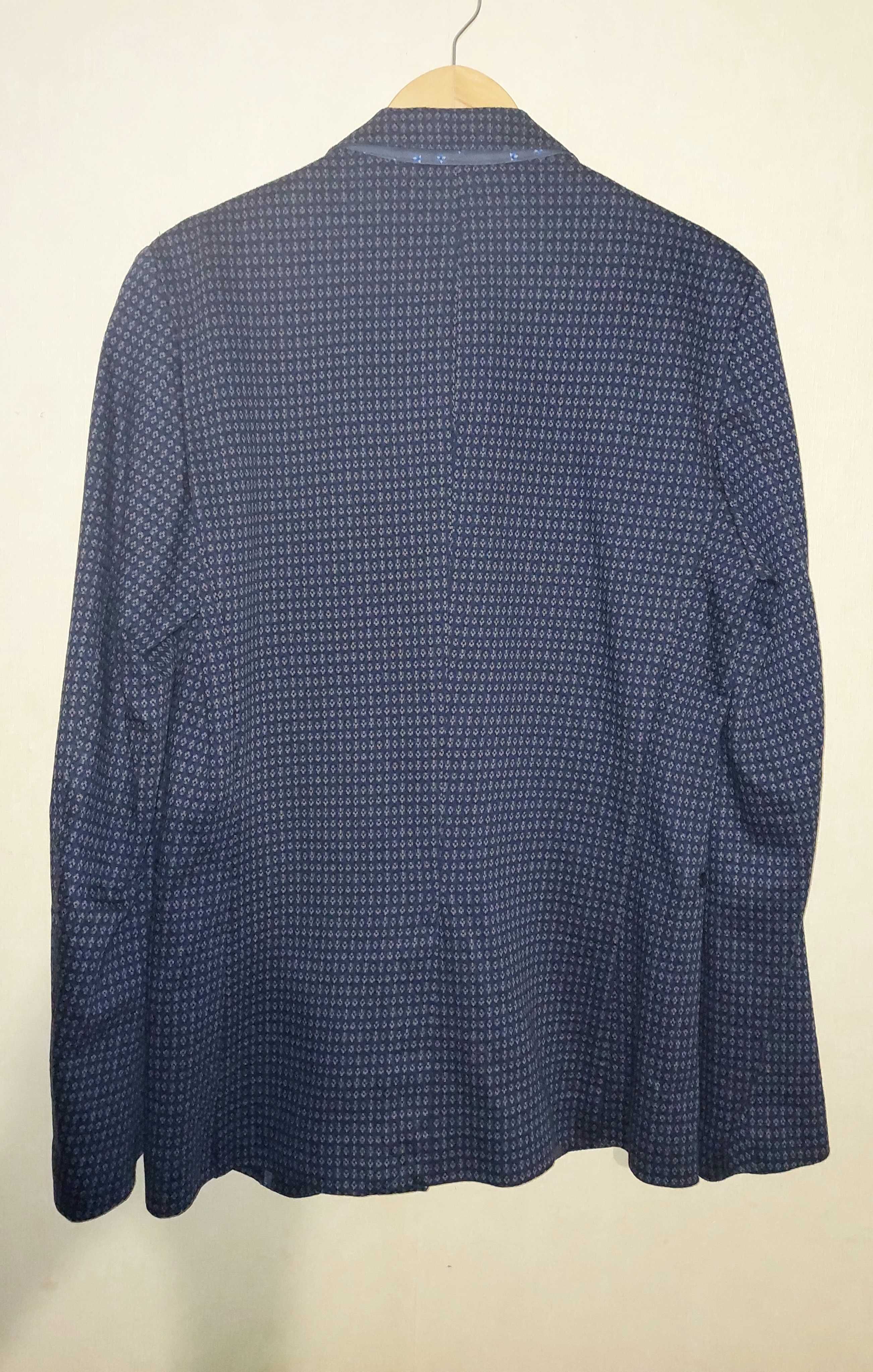 Неношеный 50 Slim SISLEY пиджак блейзер из джерси 100% cotton