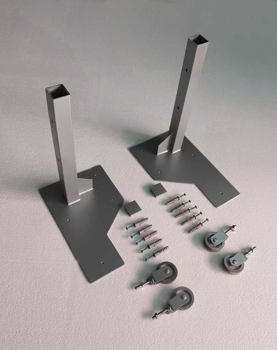 Estendal de parede com 4 roldanas - Novo