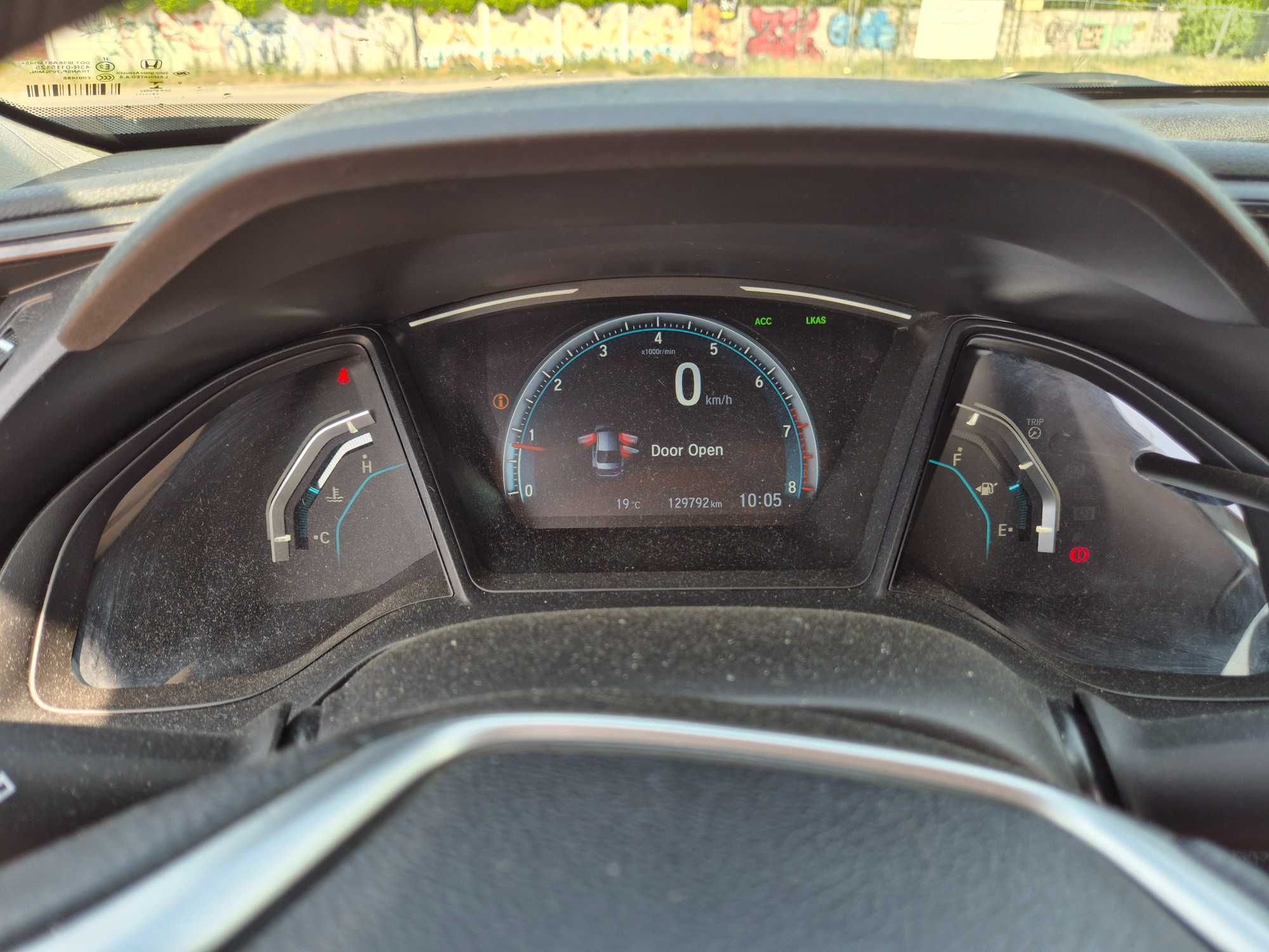 Honda Civic X 2019 LPG 2.0L I-4 DOHC 16-zaworowy i-VTEC black edition