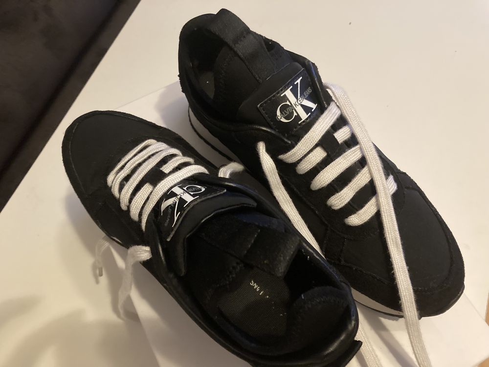 Sneakersy CALVIN KLEIN JEANS, czarne, rozmiar 39