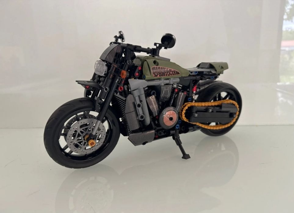 Конструктор мотоцикл  634 шт ретро байк Lego Harley Davidson Харлей