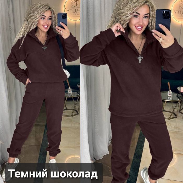 ‼️Жіночий флісовий костюм. Фліс ПОЛАР. Р: 42-44, 46-48, 50-52