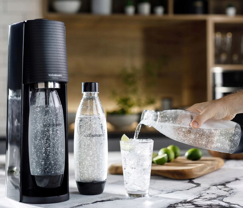 SODASTREAM SATURATOR Urządzenie do Gazowania Wody + Butelka Cylinder