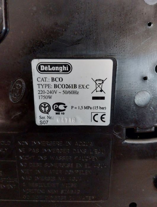 Ekspres ciśnieniowy DeLonghi Baco 260