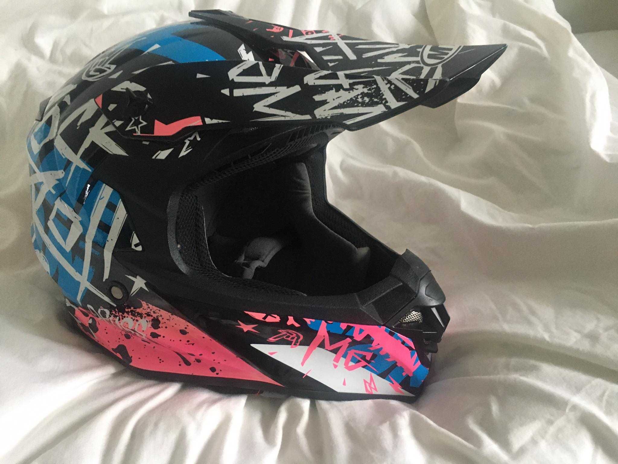 Kask Motocyklowy MTR XL 61-62 Enduro Motocross Cross Quad Kros JakNOWY