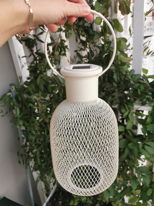 Lampion latarnia led ikea solvinden