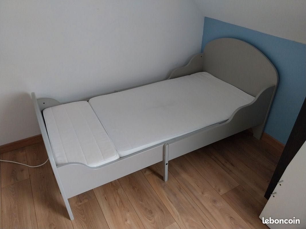 łóżko Ikea dla dziecka, rosnące rozsuwane Thorgen + materac ÖMSINT!