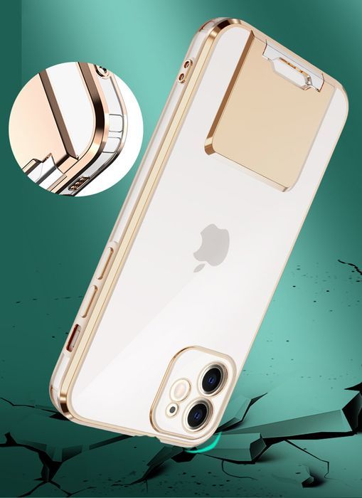 Tel Protect Kickstand Luxury Case Do Iphone 11 Pro Max Złoty