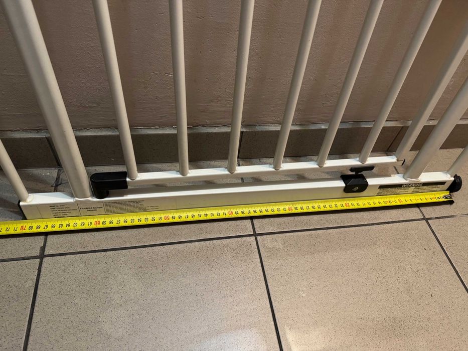 Barierka zabezpieczająca bramka ochronna na schody drzwi 70-85cm