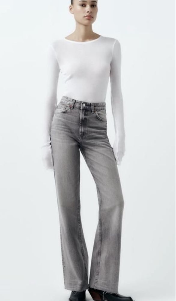 Джинси ZARA wide leg / джинси зара майже нові 32 розмір