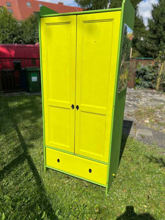 Szafa dwudrzwiowa drewniana