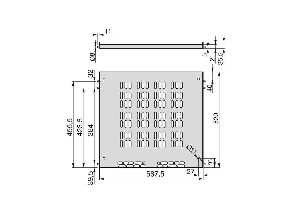 Base Ventilador Frigorifico