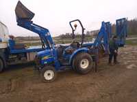 Mini koparko ładowarka traktorek 4x4 new holland t 1560