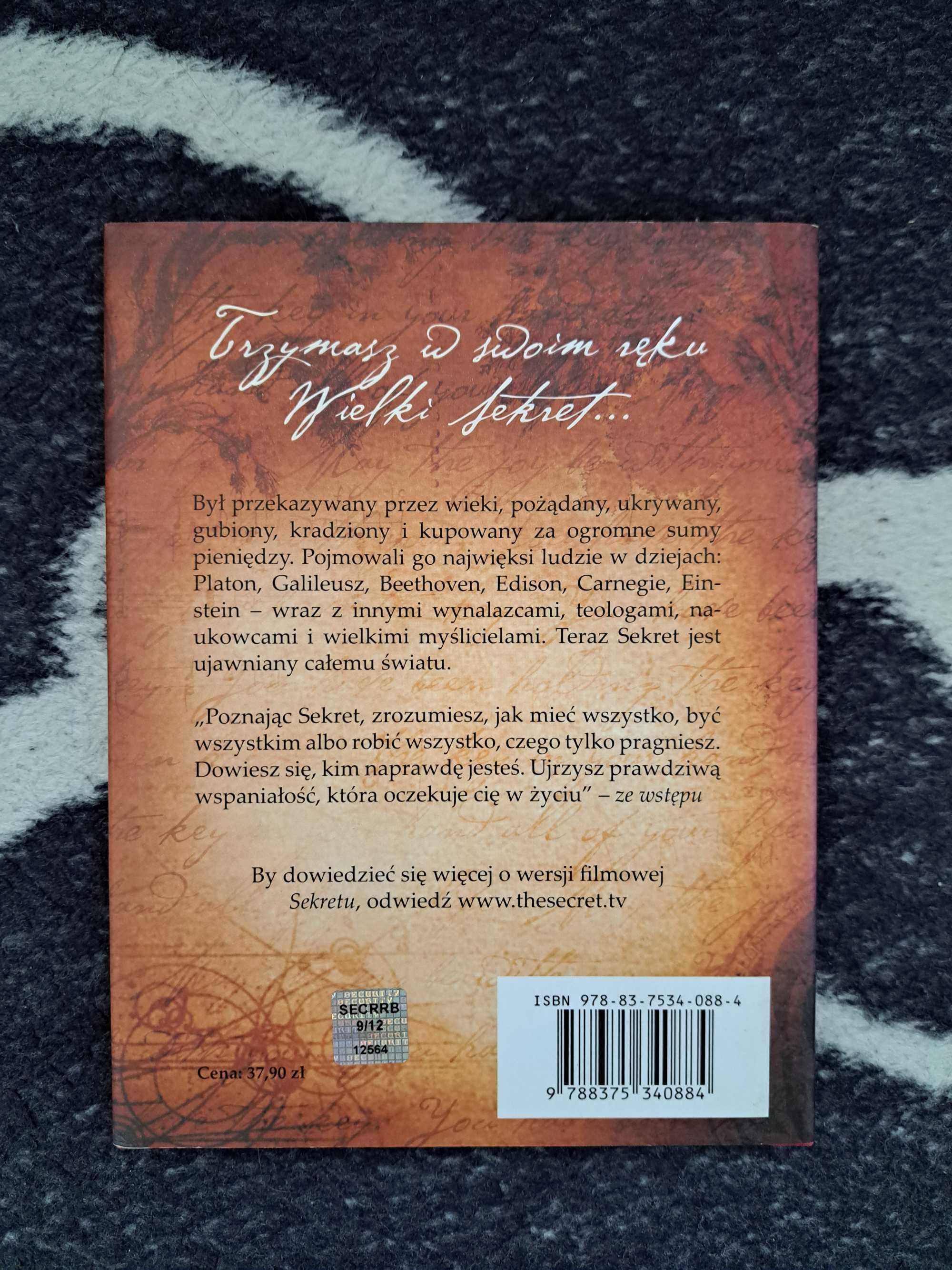 Książka Sekret - Rhonda Byrne, jak nowa, na prezent