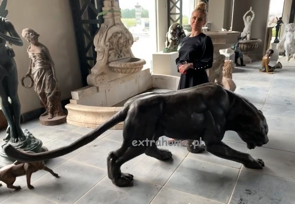 Bloodhound Pies z brązu rzeźba i inne