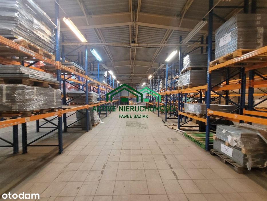 Hala, magazyn 750m2 + biuro 80m2, Modlniczka