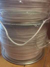 Шнур плетеный капроновый 3 мм / веревка фал буксировочный