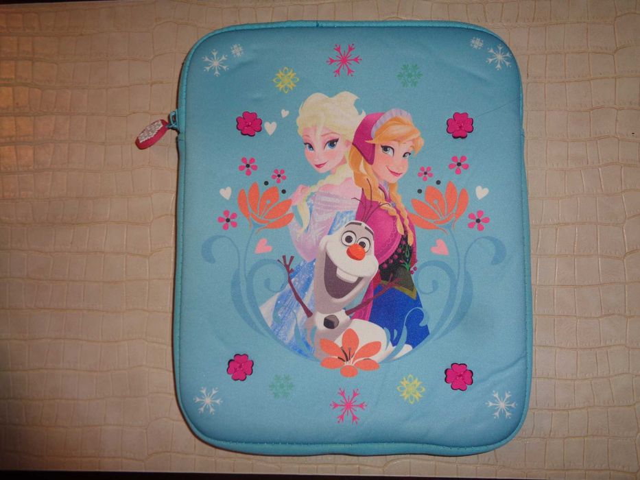 Disney FROZEN Kraina Lodu miękkie etui na tablet iPada pokrowiec zamek