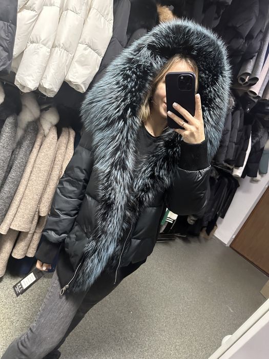 Пуховик с мехом