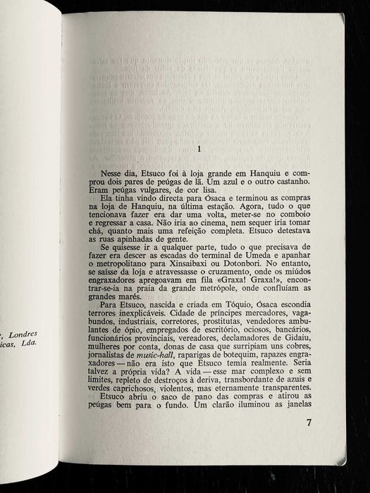 Sede de Amar, Yukio Mishima