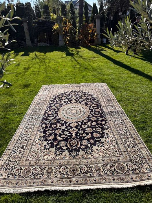 Dywan Perski R. Tkany kaszmirowy + jedwab Iran Nain 300x195 gal.27 tyś