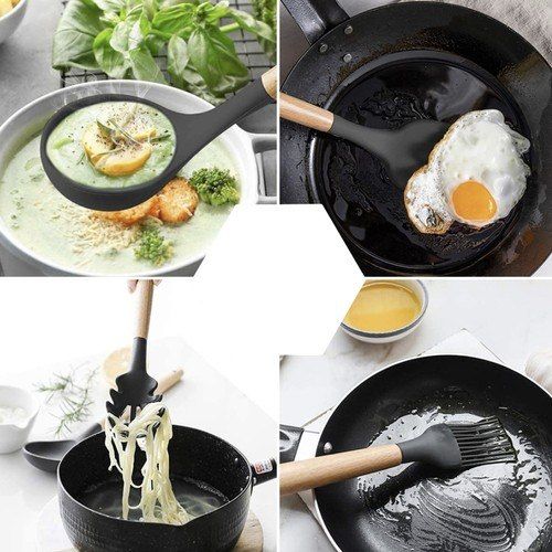 Przybory Kuchenne Silikonowe Zestaw Przyborów Kuchennych 12 el