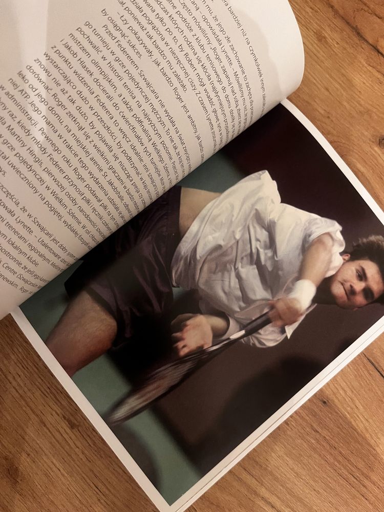 NOWA książka tenis ziemny Roger Federer na prezent