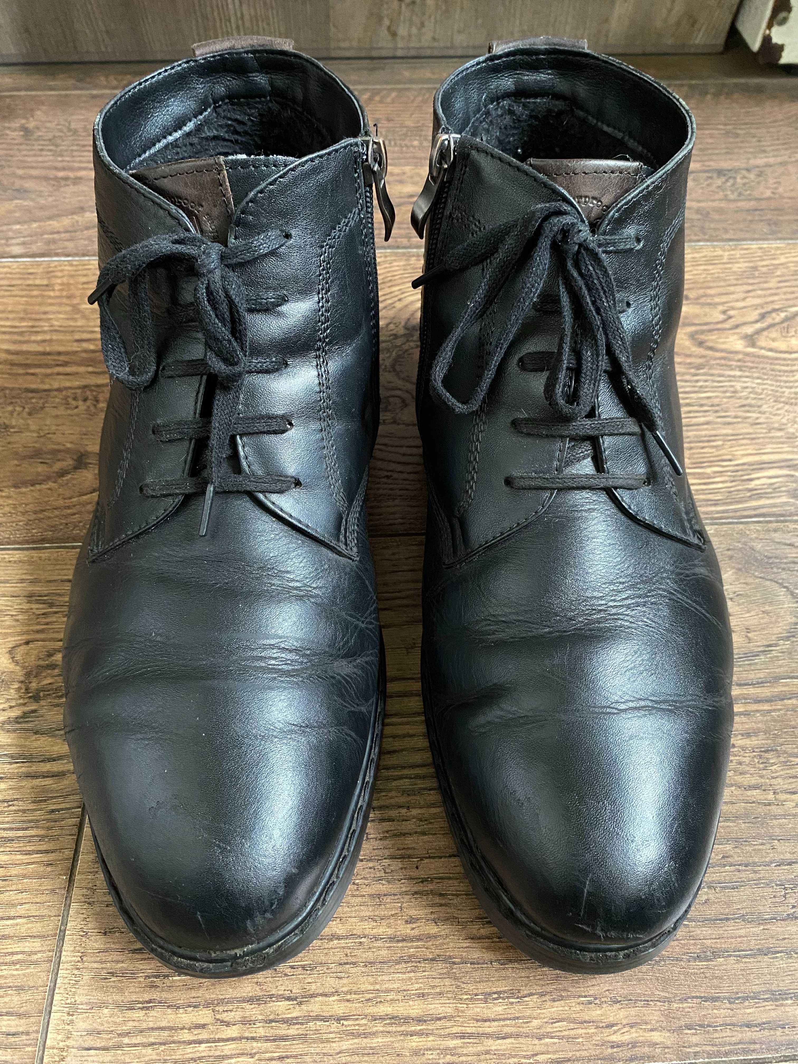 Мужские кожаные ботинки черевики 43-44 28см