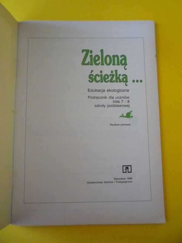 zieloną ścieżką książka edukacja ekologiczna