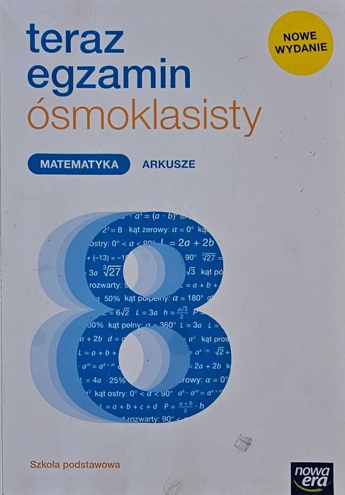 podręcznik teraz egzamin ósmoklasisty matematyka arkusze Nowa Era