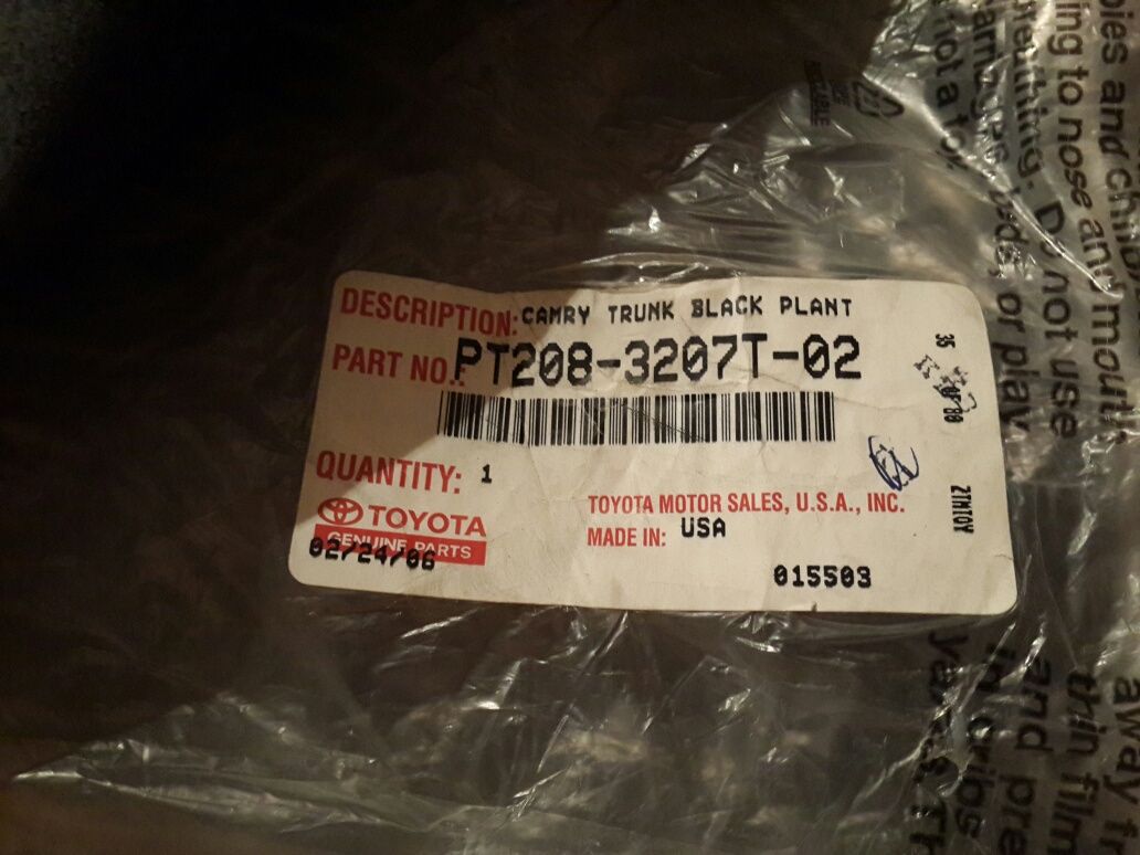 Коврик в багажник InfinityQX 56, Toyota Camry , Raw4