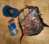 Zestaw Spiderman dla fana. Plecak.