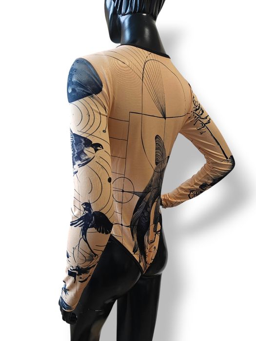 Боді тату принт С-М