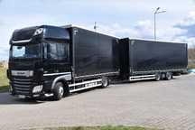 DAF XF 450 FA  + przyczepa Wecon Zestaw 6,4 m + 9,1 m