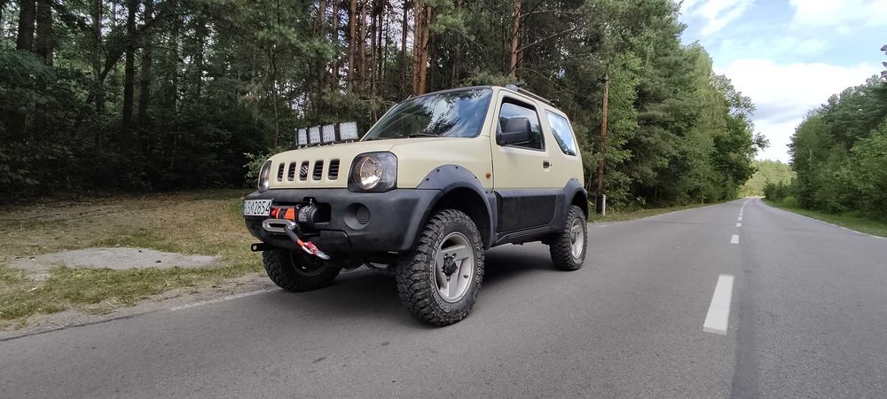 Suzuki Jimny 4x4 dohc X-SHOCK DAKAR wyciągarka opony MT LED OFF-ROAD