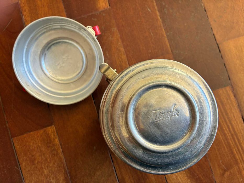 termos comida vintage em xadrez