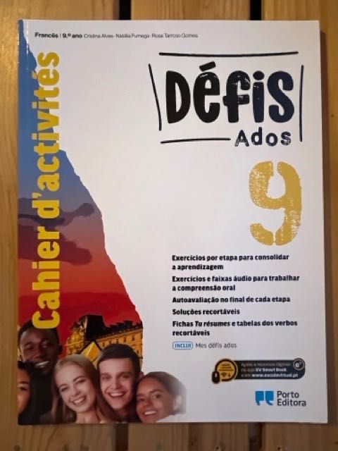 Caderno de atividades "Défis Ados 9" - Francês 9º ano