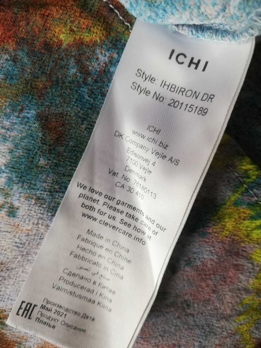Sukienka Ichi 38 M wiskoza
