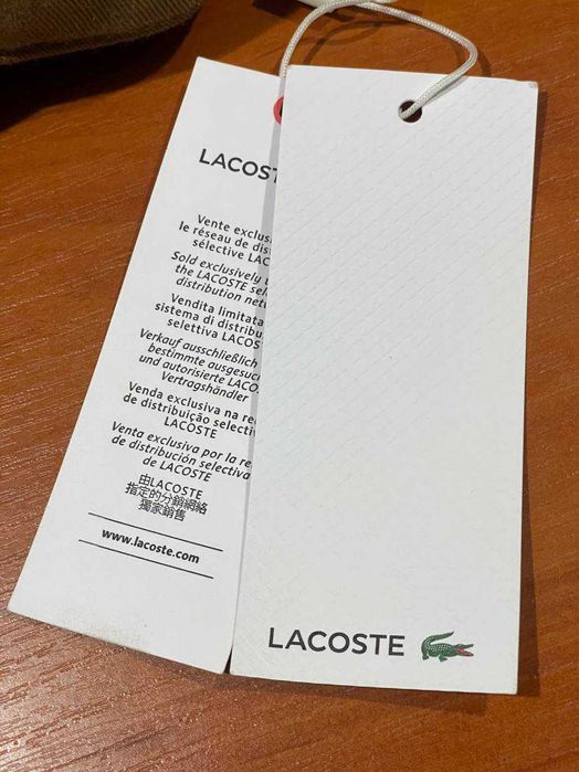 Кепка Lacoste large front logo cap унісекс бейсболка оригінал