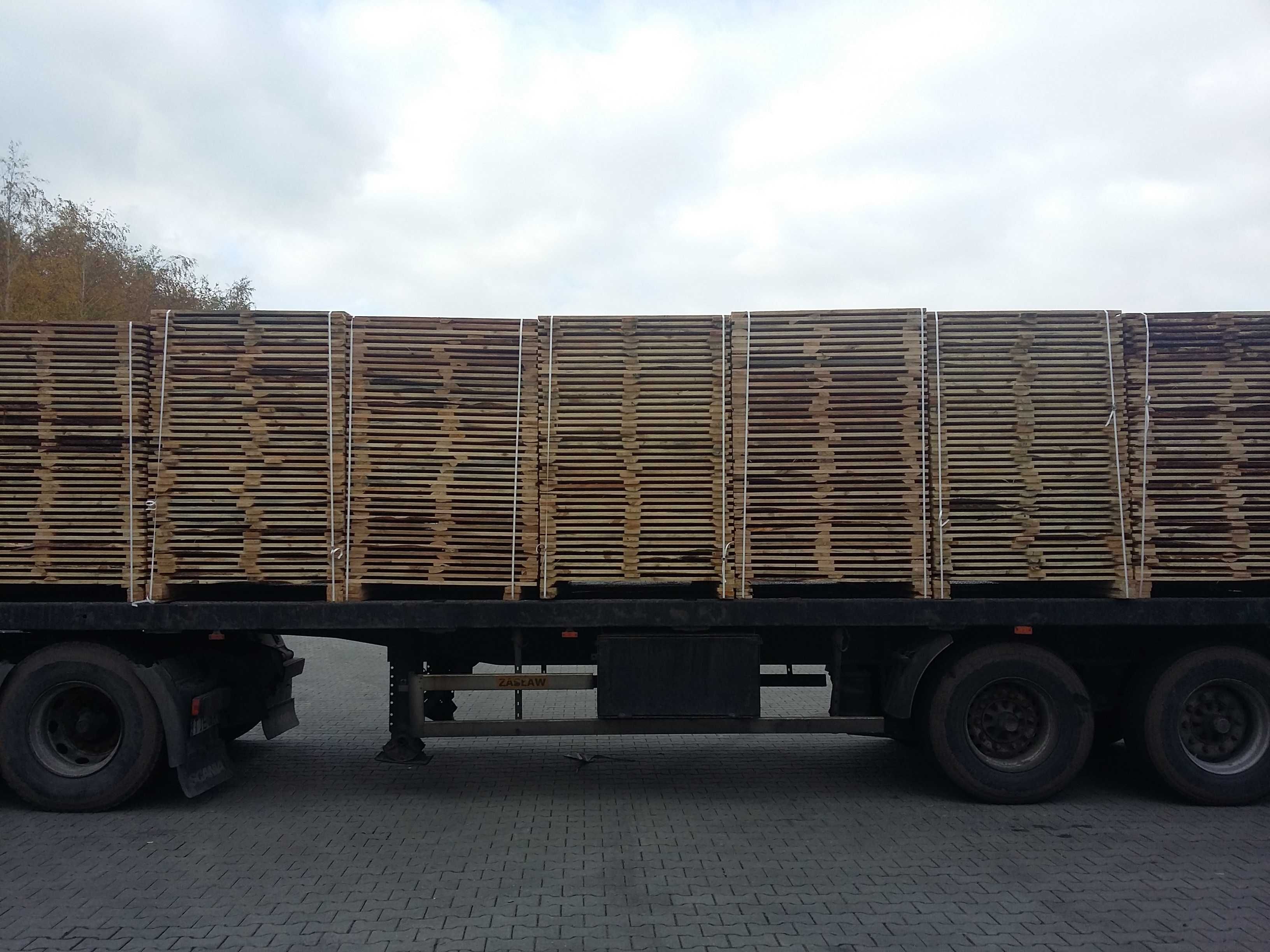 Deska paletowa II gatunek 800/1200x100x22 800/1200x145x22 po wielopile