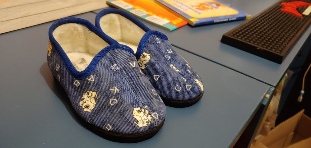 Тапочки детские капці тапки дитячі 1-2 роки в садок 14 см домашні топи