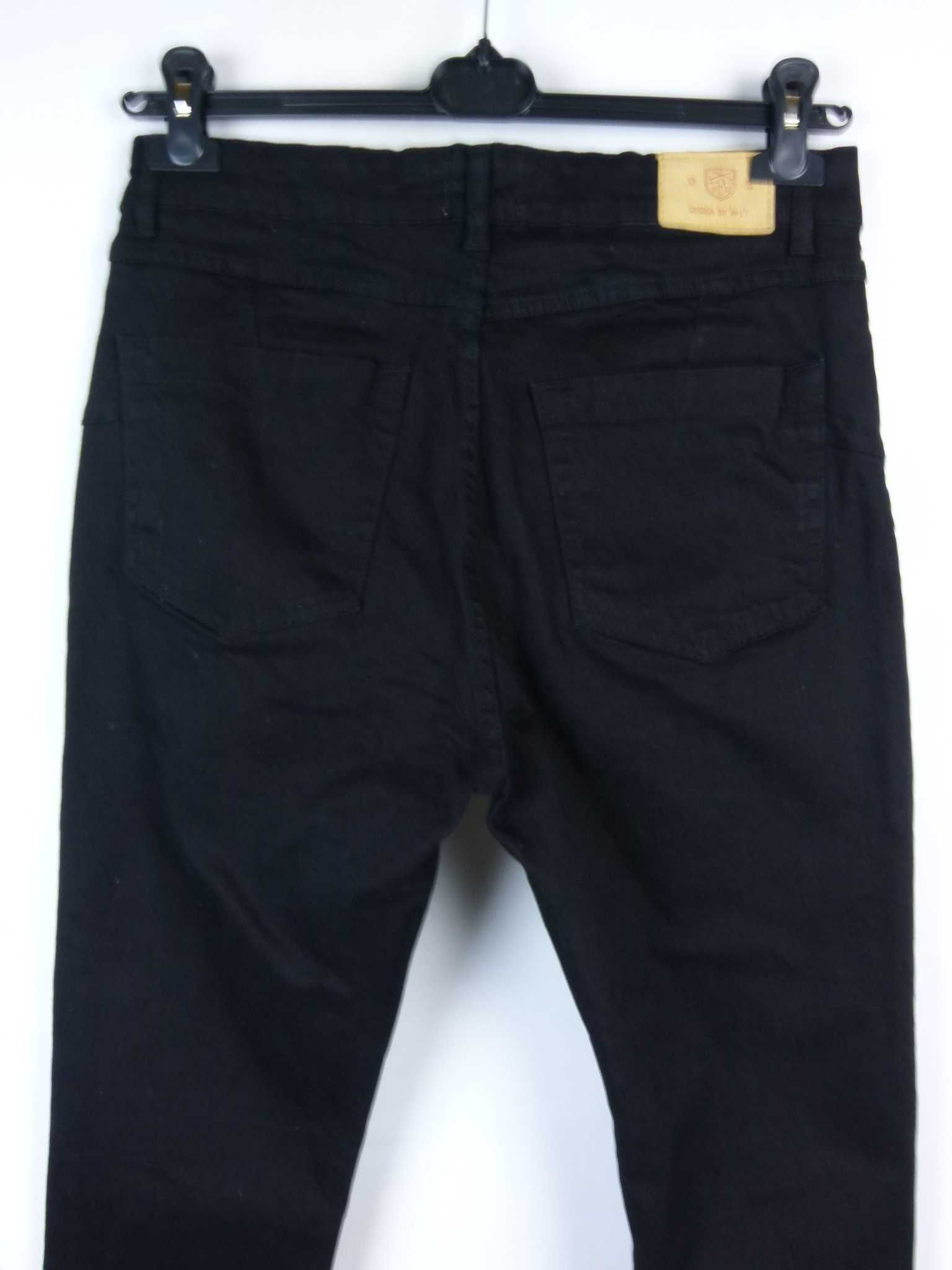 Design by M17 spodnie dżins jeans black / S